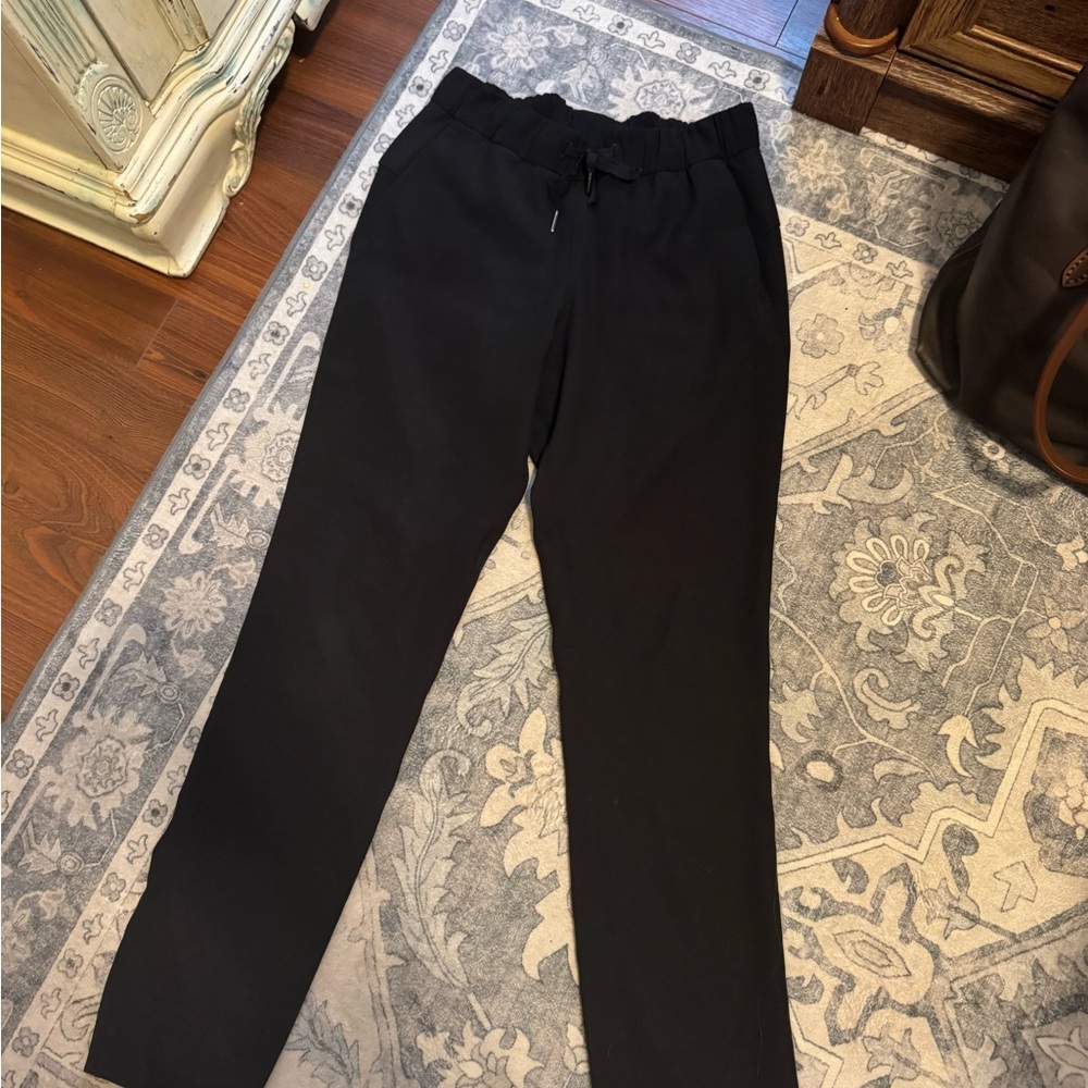 Lululemon Black Straight-Leg Pants